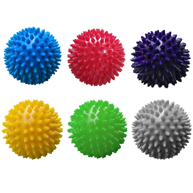 Fitness Balls Durable PVC Spiky Massage Ball Trigger Point Sport Fitness Hand Foot Pain Relief Portable Fitness Equipment