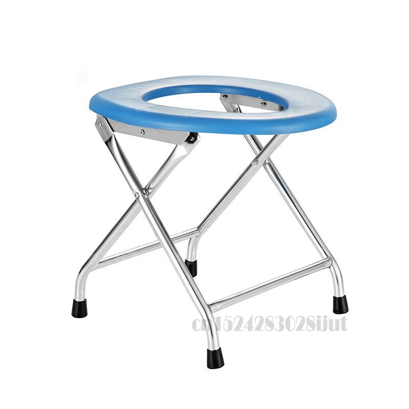 Rvs Toilet Seat Voor Ouderen Opvouwbare Badkamer Kruk Voor Zwangere Vrouwen Wc Bad Draagbare Wc Kruk