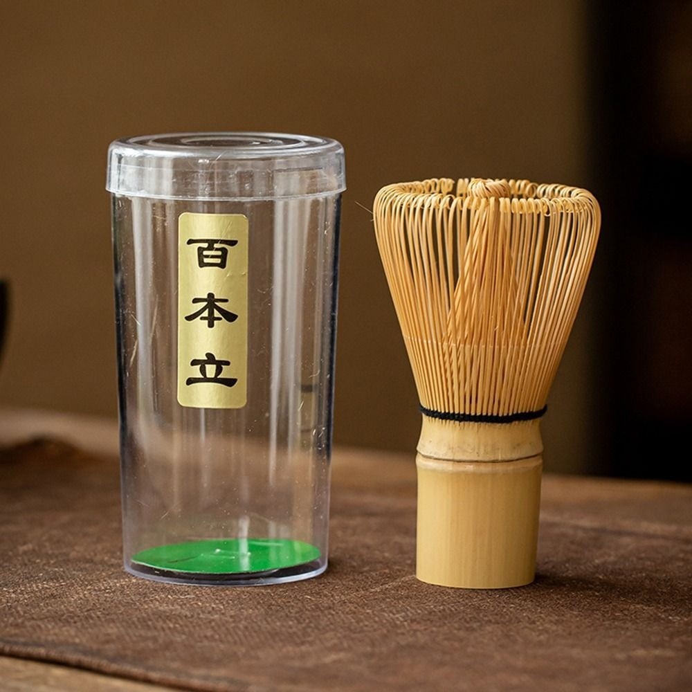 Tea Sticks Japanese Matcha Tea Set Match Bowl Tea-Making Tools Matcha Brush Bamboo Ceramic Matcha Spoon Matcha Whisk Set: Silver