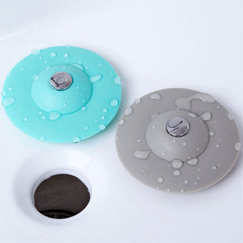 Silicone Floor Drain Hair Stopper Bathtub Plug Bathroom Kitchen Basin Stopper Sink Strainer Basin Water Stopper