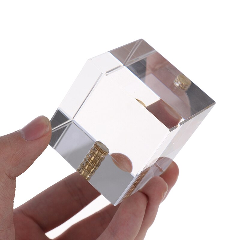 Prisma Triangular para fotografía, sin soporte, cristal arcoíris, efecto de cristal, filtro para grabación de estudio fotográfico