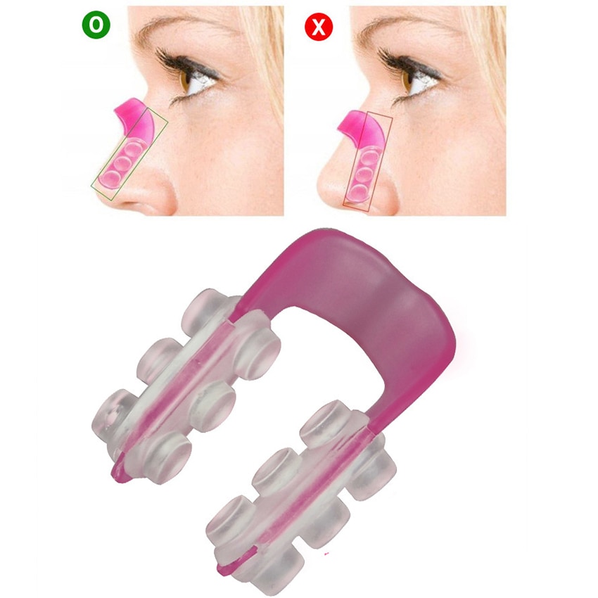 Pinza de silicona para la nariz, soporte de rinoplastia, elevación de belleza, corrección de nariz estrecha, moldea la nariz, levanta la forma