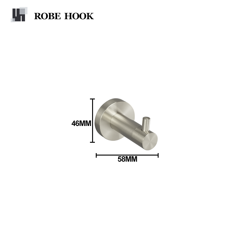 Brushed Nickel Wall Mount Stainless Steel Bathroom Hardware Set Towel Bar Towel Ring Paper Holder Robe Hook Bathroom Accessories: Navy Blue