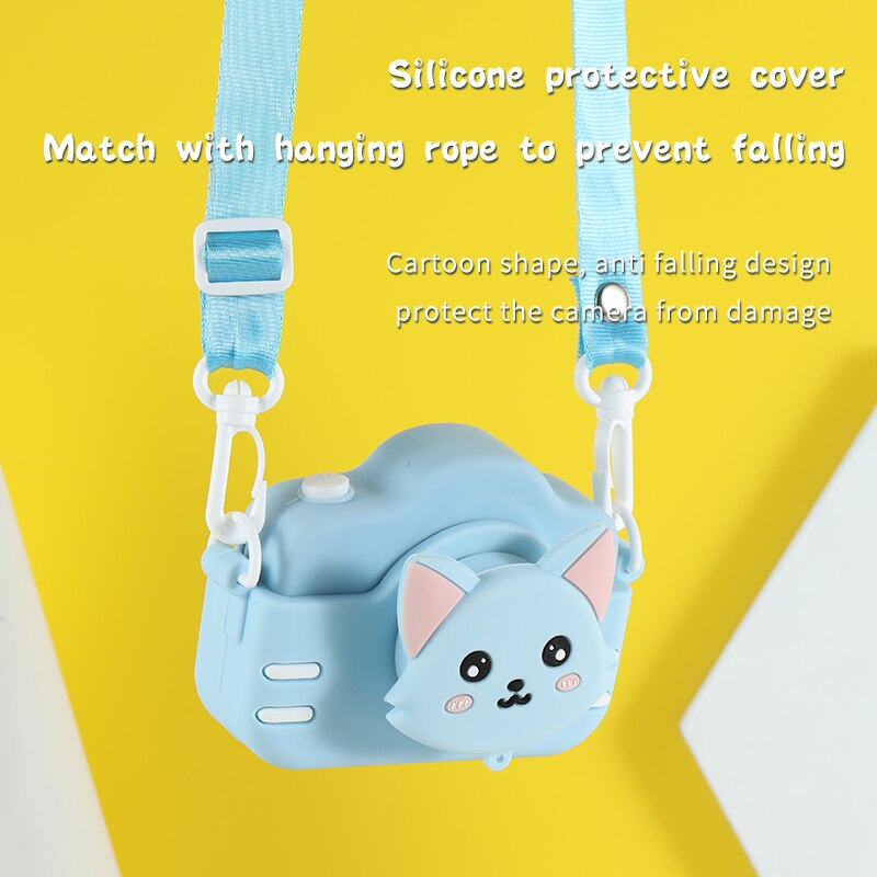 1080P Digital Camera Front &amp; Back Dual Lens Video Recorder,2000W Pixels 2.0" IPS Screen Great Christmas for Kid Boy Girl