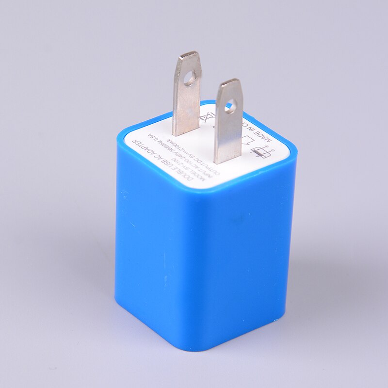 5V 1A double 2 ports USB ca mur maison chargeur adaptateur secteur prise américaine pour téléphone universel voyage
