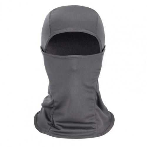 Winter Wärmer Thermische Winddicht Sturmhaube Kalten nasser Hütte Helm Liner Volle Gesicht Kappen Männer Frauen Kappe Beanies: grau