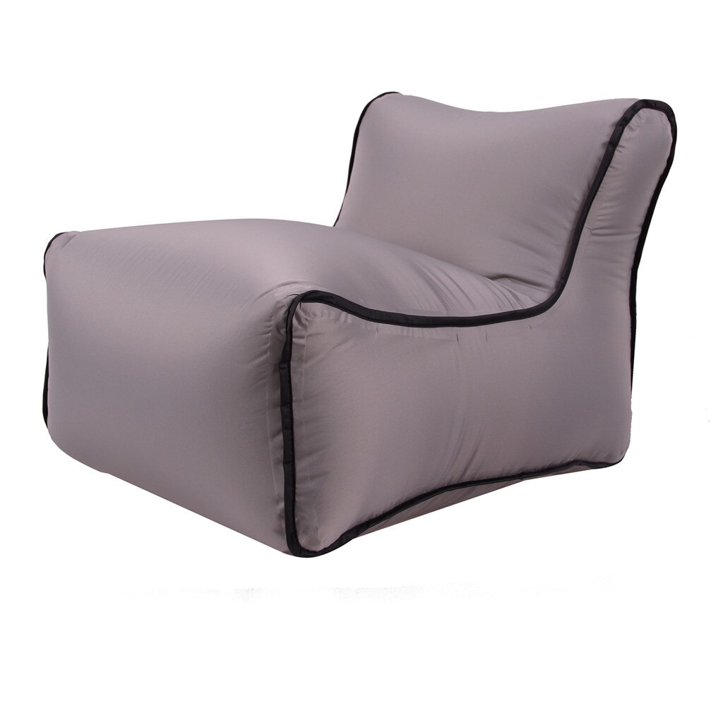 2020praktisch fest Farbe grau Schwarz aufblasbar Luft Liege faul Couch Sessel Sofa Taschen Pro draussen Party Camping Reisen