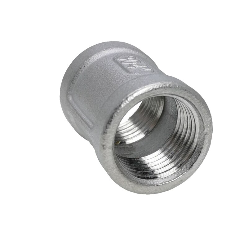 1/8'' - 2'' BSP Female Thread 316 Stainless Steel Equal Coupling Straight Water Pipe Fitting 316L Joint Connector