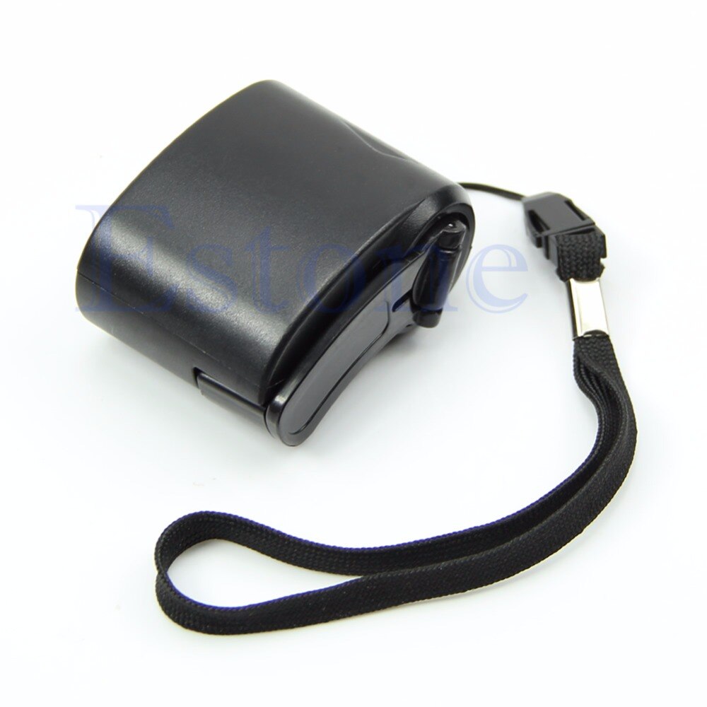 1 PC d'urgence manivelle chargeur téléphone portable USB manuel Dynamo pour Mobile PDA MP3 MP4