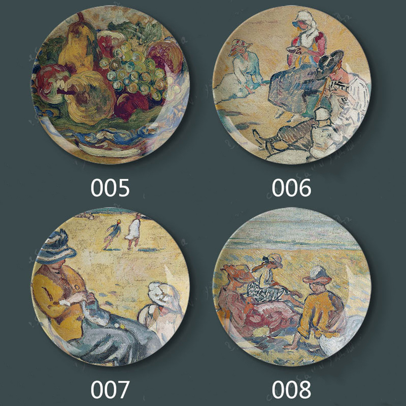 Dekorplater 8 tommer louis valtat oljemaleri dekorative kunstplater hjem vegg hall hengende