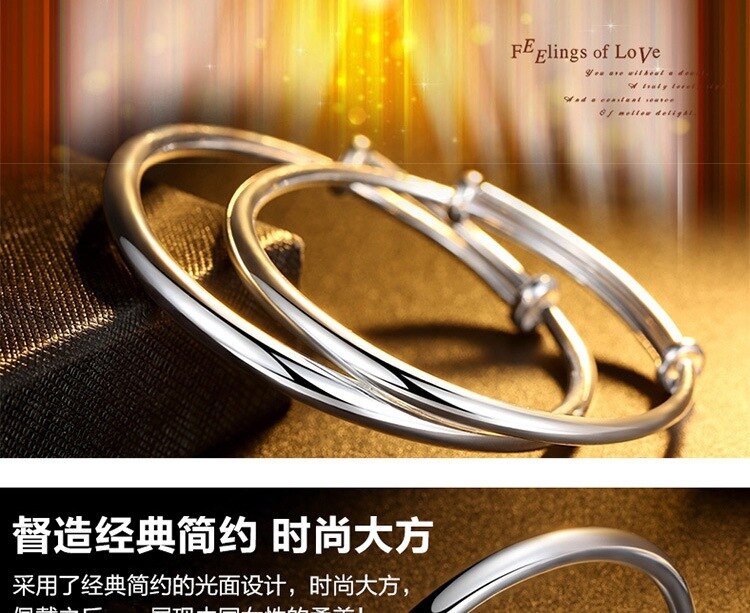 Brazalete romántico de Plata de Ley 925 para mujer, joyería hecha a mano