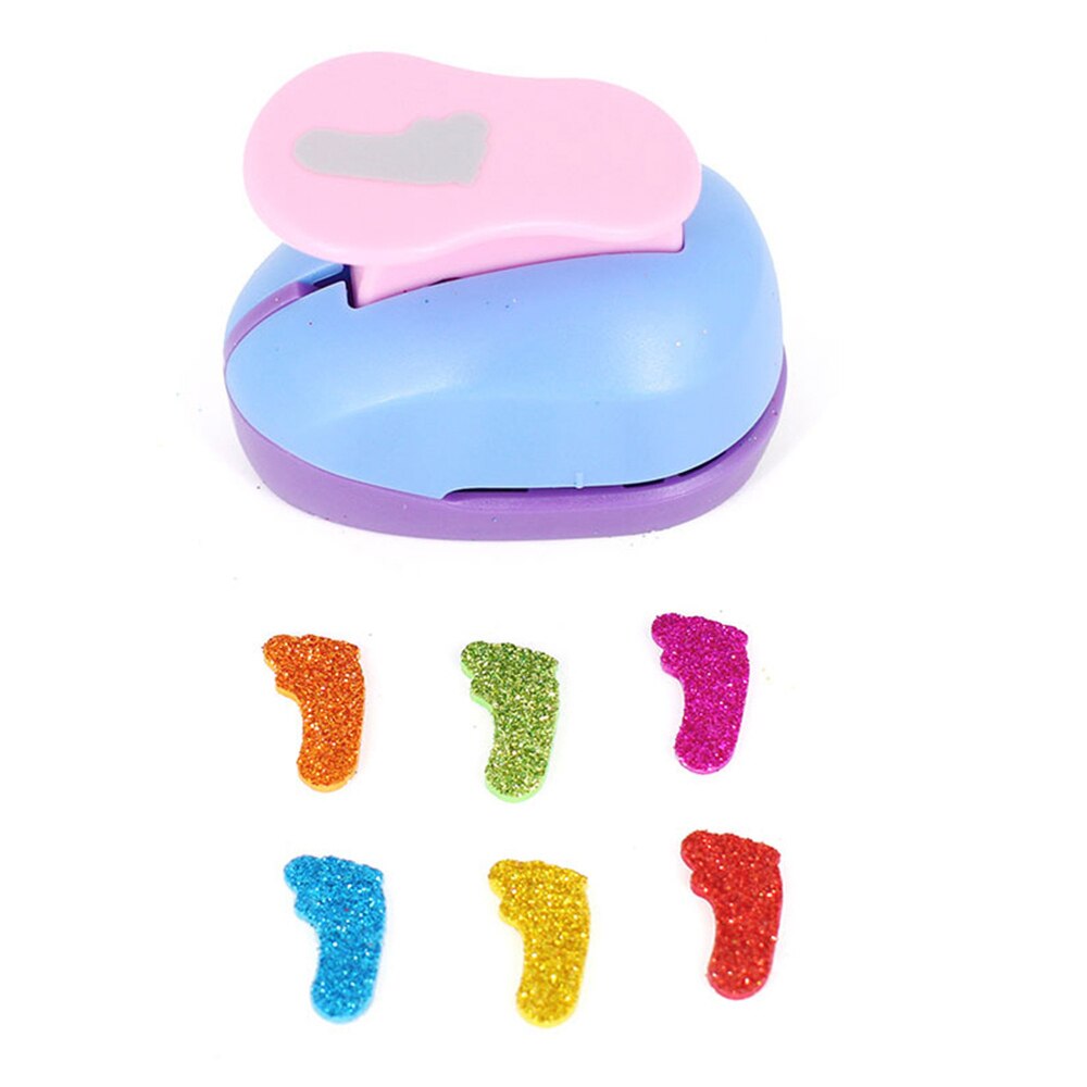 Mini Paper Craft Puncher Hole Punch Shaper Lovely Embossed Patterns For DIY Kids Artwork Greeting Card 1Pc Random Color: JYA