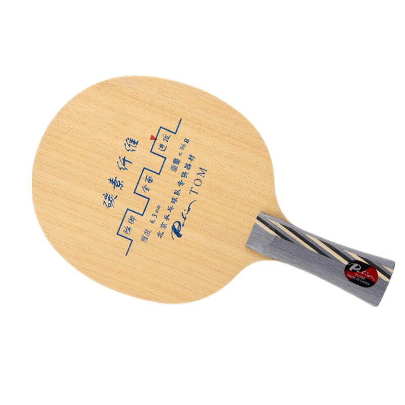 Palio-Hoja de tenis de mesa para raqueta de ping pong, TOM 5, madera + 4 Ti, carbono ofensivo