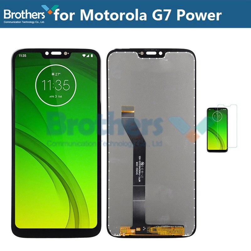 LCD Display For Motorola Moto G7 Power LCD Screen for Moto G7 Power LCD Assembly Touch Screen Digitizer Phone Replacement Test: LCD With Glass