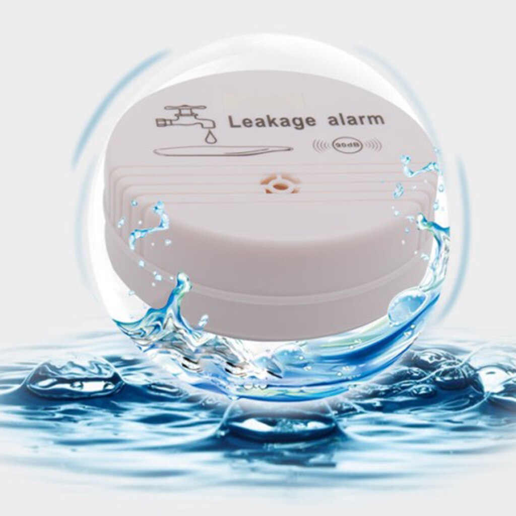 Batterij Aangedreven Water Alarm Water Lekkage Lek Sensor Detector Keuken Sink Bad Overloop Alarm Home Water Veiligheid