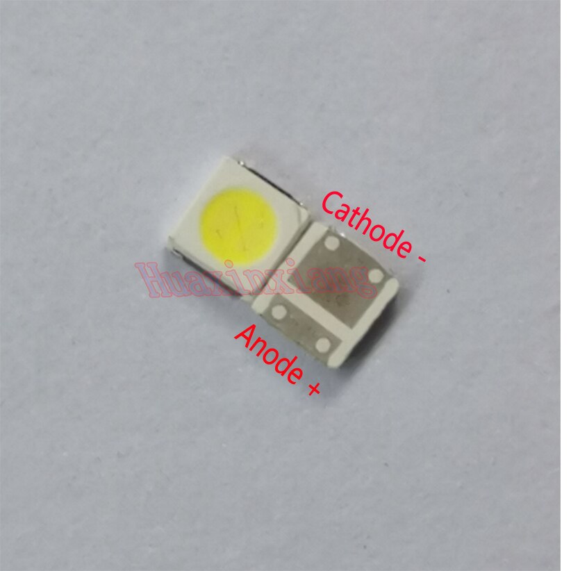 100PCS/Lot Lextar High Power SMD LED 3030 6V 1.8W Cool White 150-187LM For TV Backlight Application