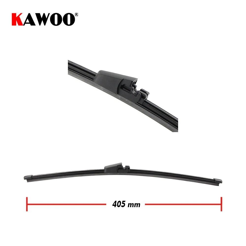 Kawoo Auto Achter Wisser Bladen Terug Ruitenwissers Arm Voor Volkswagen Vw Caddy Hatchback (Vanaf 2007) 405 Mm Ruitenwisser