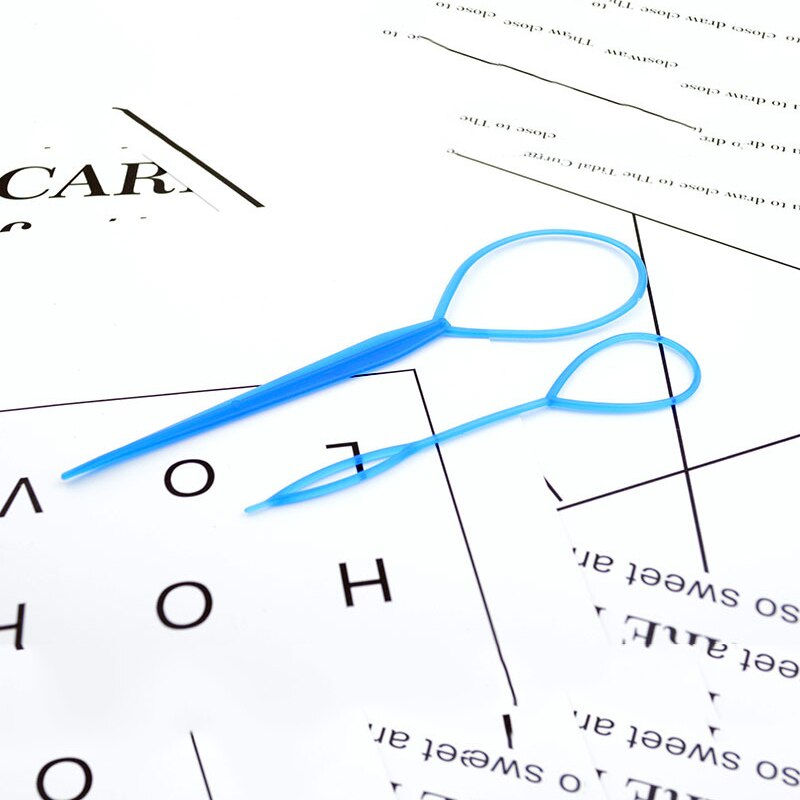 2 sztuk Topsy robić kucyka z włosów warkocz kucyk producent włosów warkocz kucyk stylizacja klip kok producent dziewczyna narzędzie robić układania włosów akcesoria robić włosów