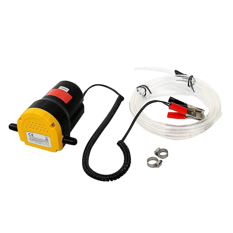 12V Electric Oil Pump Scavenge Suction Transfer Change Pump Motor Oil Diesel Extractor