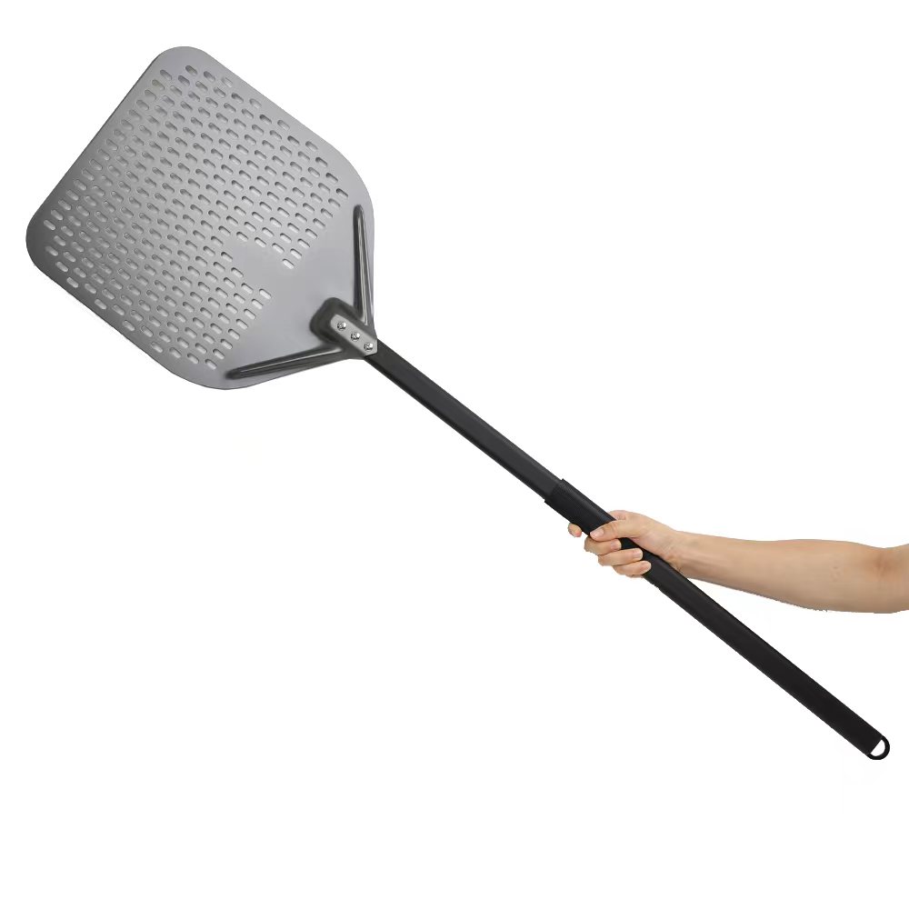 13 14 Inch Long Handle Pizza Peel Paddle Adjustable Turning Shovel Baking Tools Kitchen Utensils Nonstick Pizza Turner for Oven