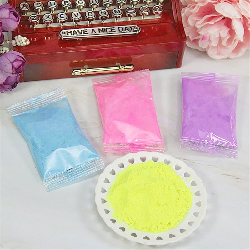 Magie Sicher Schleim Pulver Machen 80ml DIY Schleim Borax Freies FüGen Sie Einfach Wasser Kitt Schleim Handgum freundlicher Spielzeug