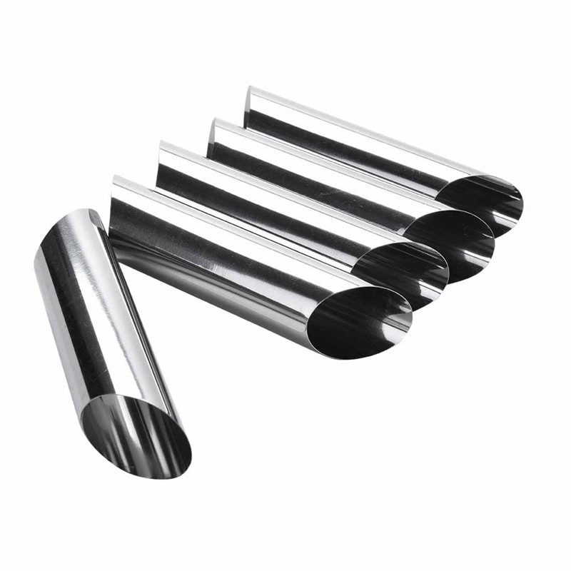 Lot de 14 430 Tubes inox Cannoli pâtisserie formes moules-5 pouces