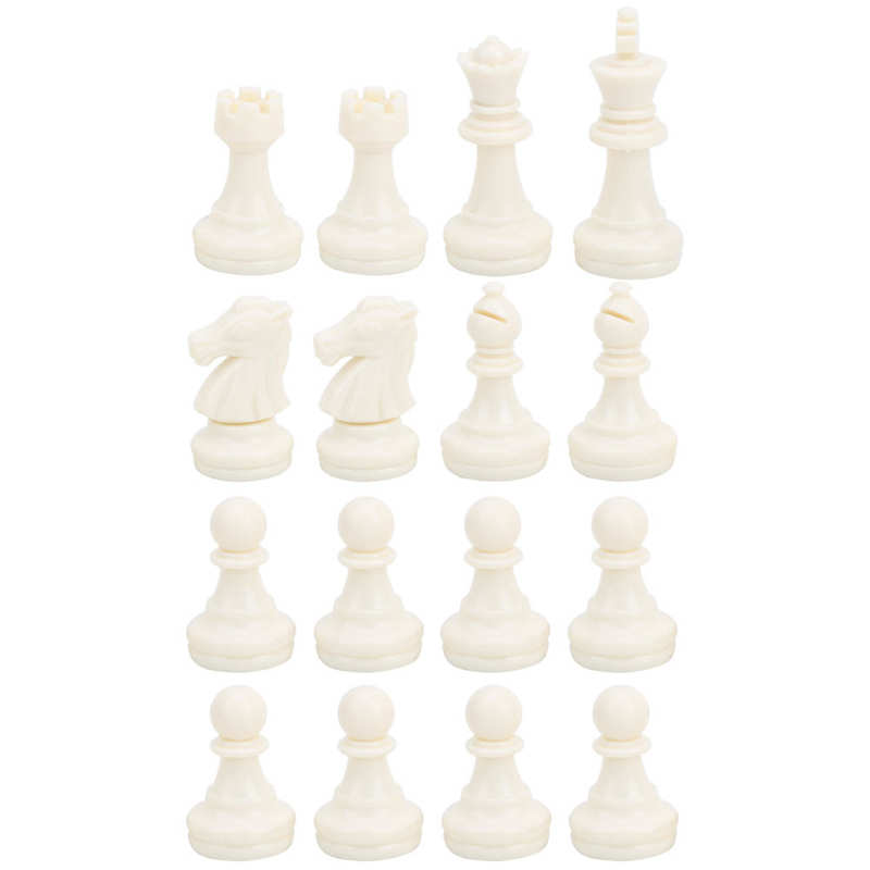 2 Sets Plastic Chess Pieces Magnetic Chess Pieces Chess Party Activity Games Entertainment Accessory