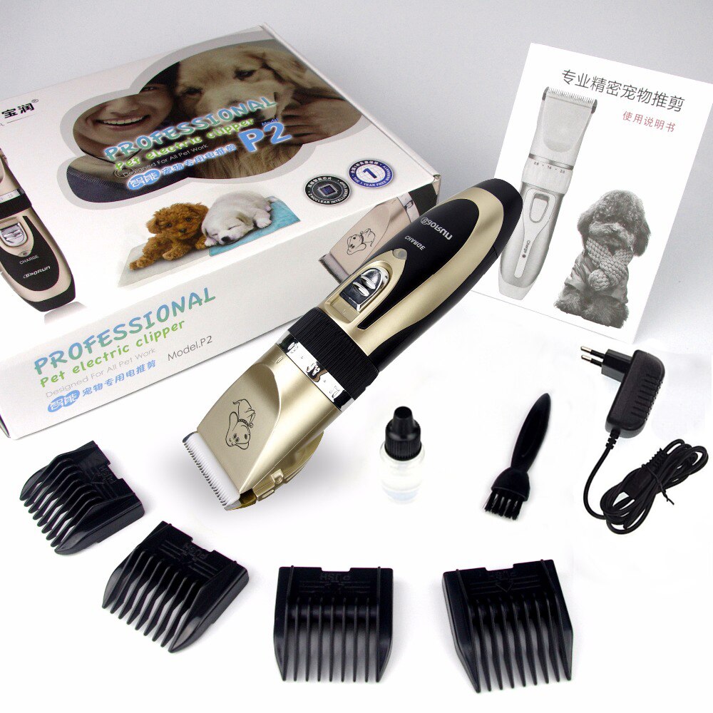 Grooming Kit Rechargeable Pet Dog Cat Hair Trimmer Electrical Clipper Shaver Set Haircut Machine