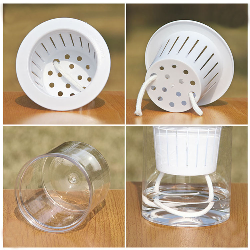 Bloempot Transparante Self-Watering Plant Pot Creatieve Lui Automatische Wateropname Tuin Potten Plantenbakken Decor