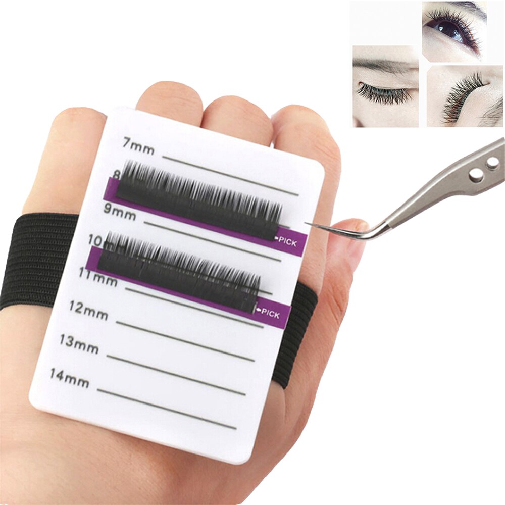 Eyelash Tray Strip Stand Individual Eyelash Extensions Hand Plate Eye Lash Grafting Stand Palette Tool