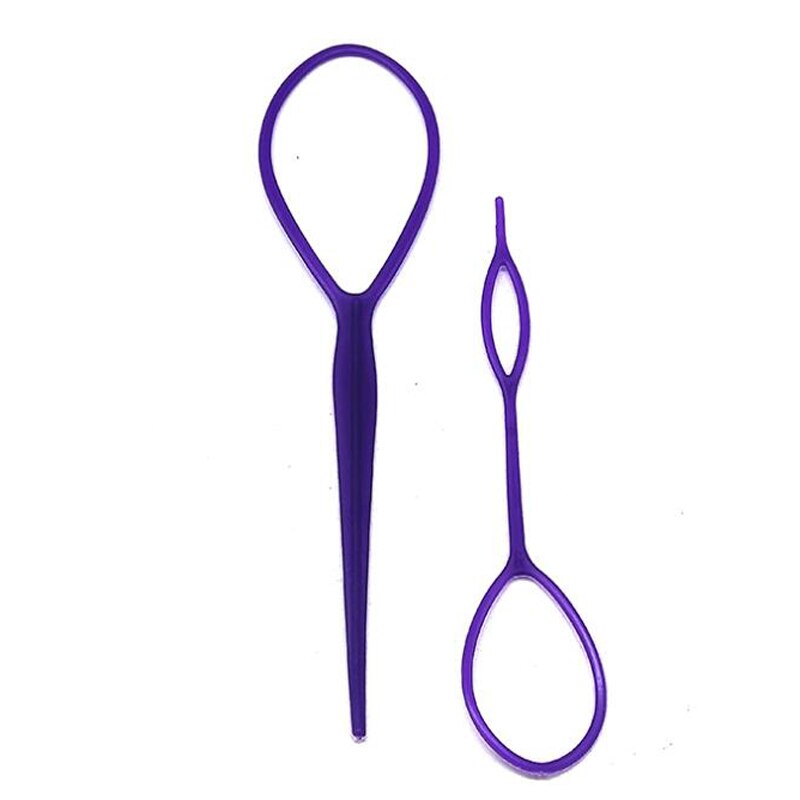 Salon 2-4pcs/set Women Girls Ponytail Creator Plastic Loop Pony Tail Clip Hair Braid Accessories Maker hair Styling Tool: A5