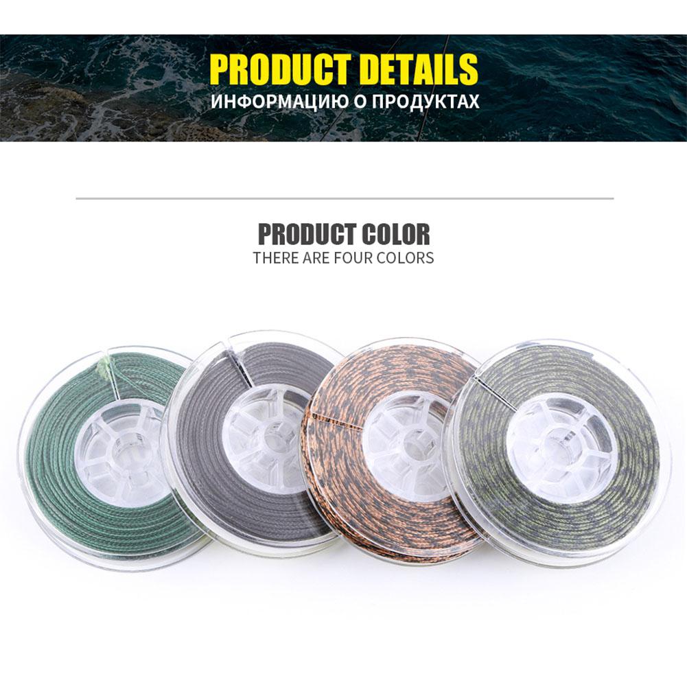 Lead Core Carp Fishing Line 10 Meters for Carp Rig Making Sinking Braided Line Braided Lead Core Carp Leader Line