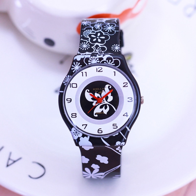 WILLIS Mooie Bloemen Voor Mini Horloges Vrouwen Jurk Horloges Waterbestendig Kinderen Horloge Kids