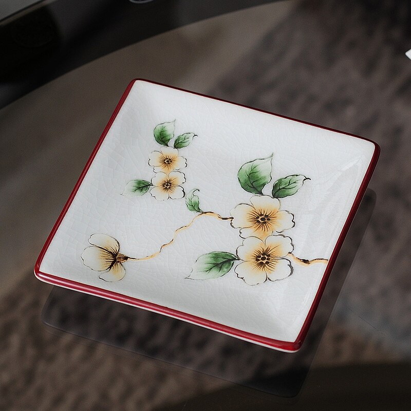 Keramiek &amp; Porselein Zeepbakjes/Lade Douche Case Hotel Huishoudelijke Container Opbergdoos Vierkante Vorm Bad Accessoires Clean Tool