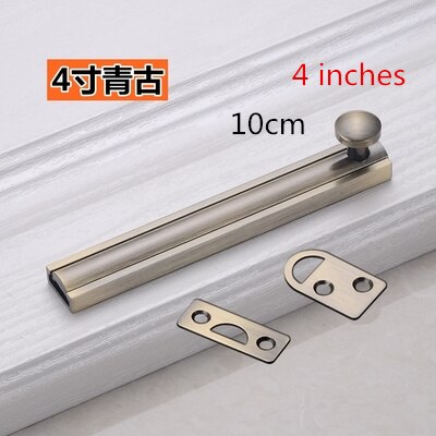 Professionelle Durcheinander Türen Rutsche verriegeln sperren Fenster Bronze- Riegel Möbel Verdeckte Schlösser Schlecht Bolzen Staub Beweis Rohr: 10