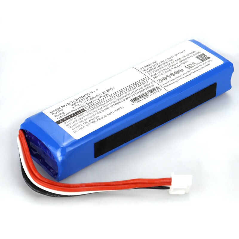 Batteria Audio Bluetooth di Ricambio per JBL Charge 3 Versione 2016 GSP1029102A Altoparlante  44