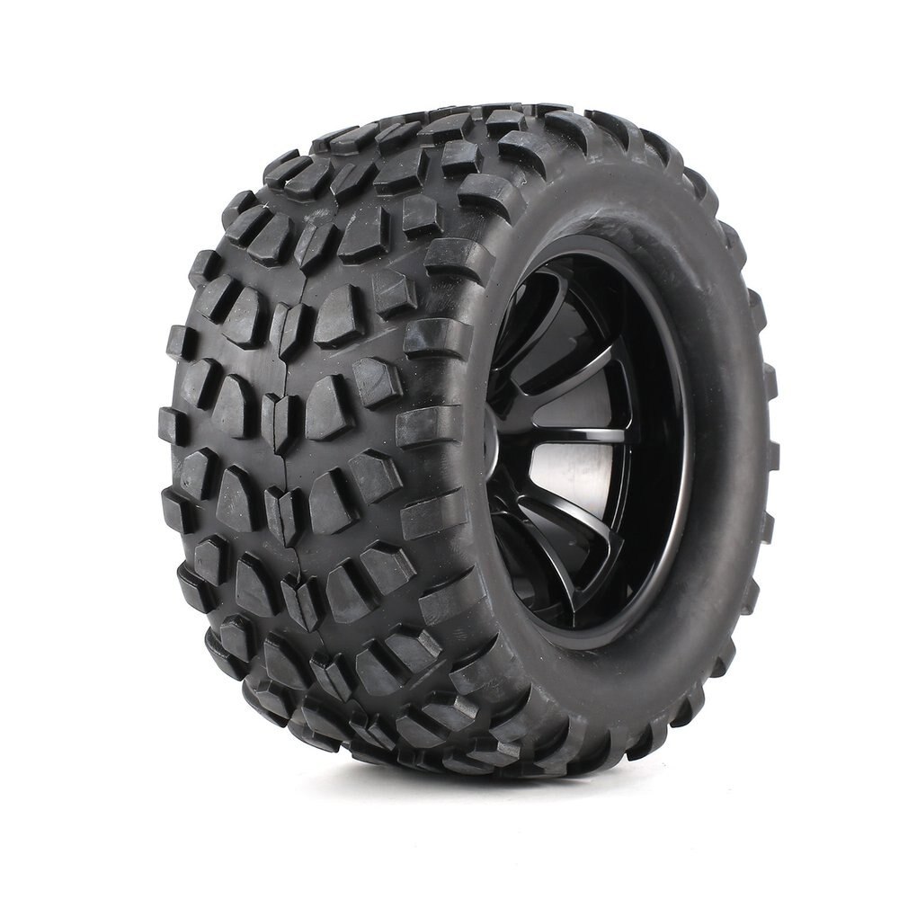 4 Stuks 130Mm 10 Contour Dump Foetale Bloem Off-Road Velg En Banden Voor 1/10 Monster Truck racing Rc Auto Accessoires