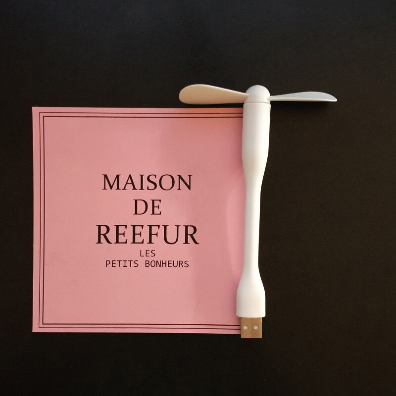 Flexible Portable USB Fan Mini USB LED Lamp Summer USB Gadgets Cooling Pocket Small Handheld Desk Fan Lamp