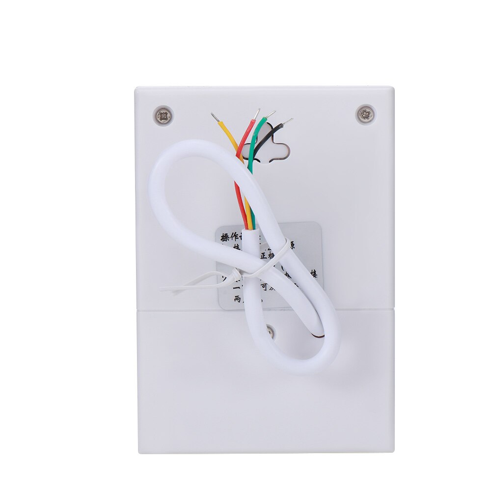 Timbre de puerta con cable DC 12V, timbre de bienvenida con cable para la Oficina y el hogar, sistema de Control de acceso de seguridad, color blanco