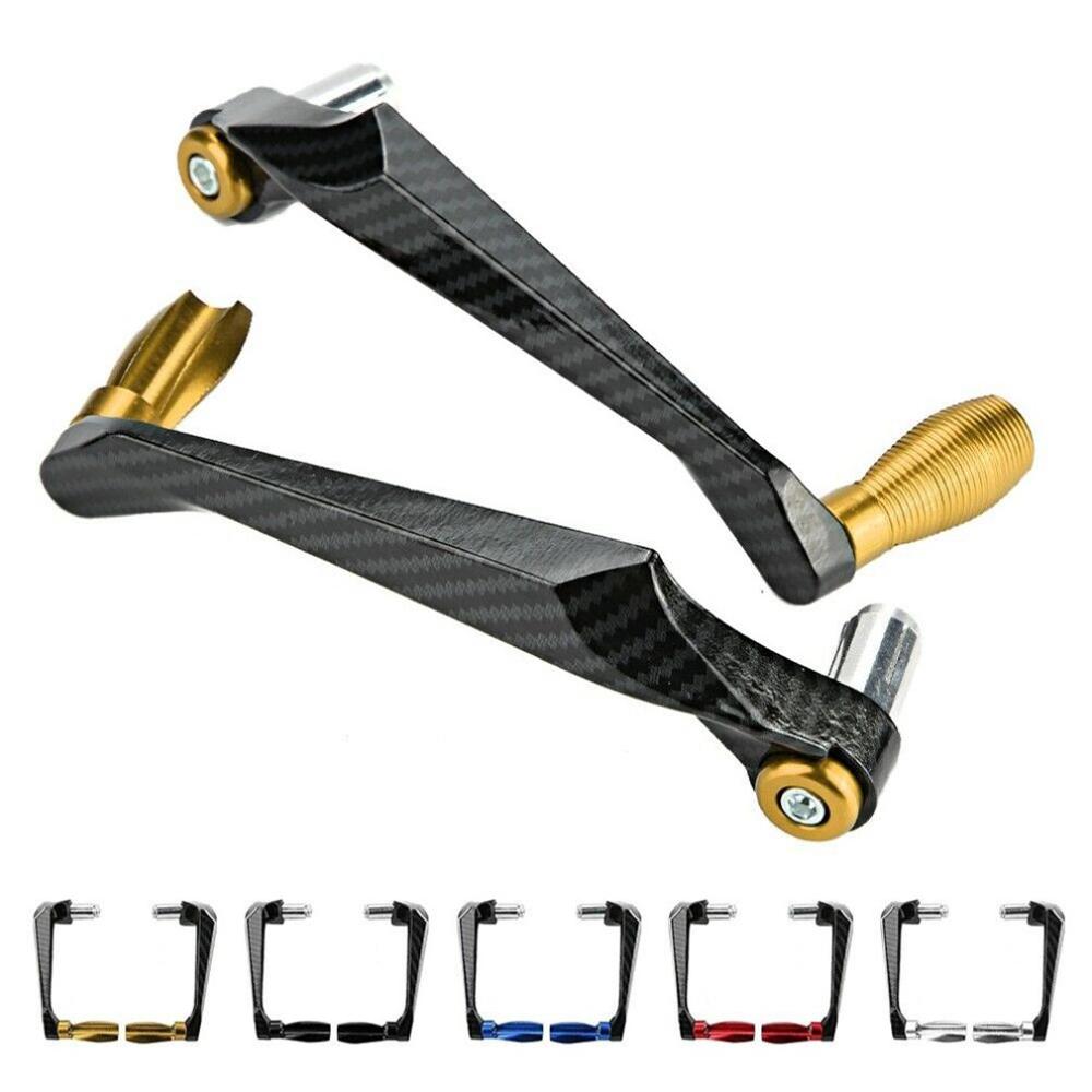 WUURAA Motorrad Handschutz Für Moto Guzzi V85TT - Schwarz, Transparente ABS-Schilde, Schutz Für Brems- & Kupplungshebel