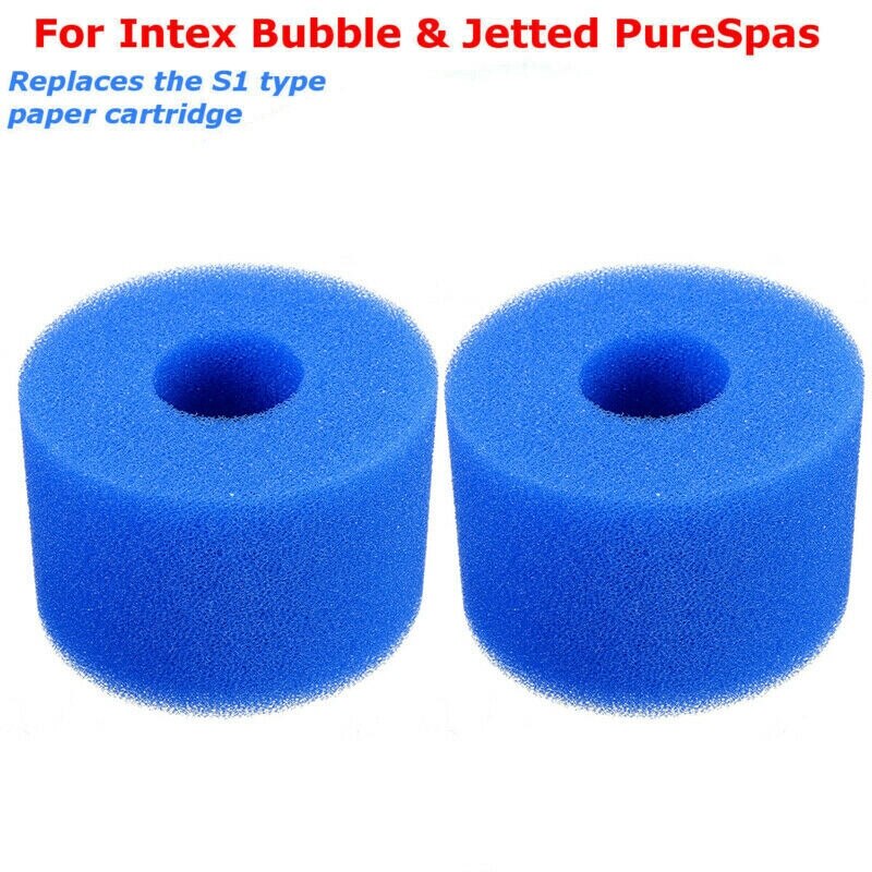 Voor Intex Pure Spa Herbruikbare Wasbare Foam Tub Filter Cartridge S1 Type