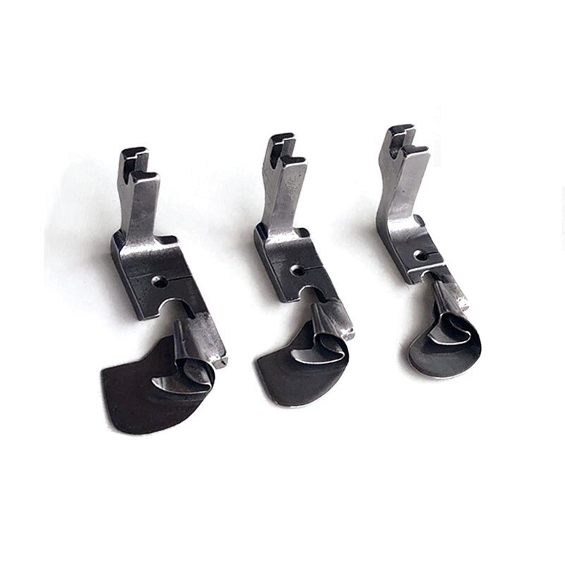 Industrial Sewing Machine Curved Hemming Foot All-steel Hem Pull Tube Silk Chiffon Skirt Crimping Device Hemming Foot