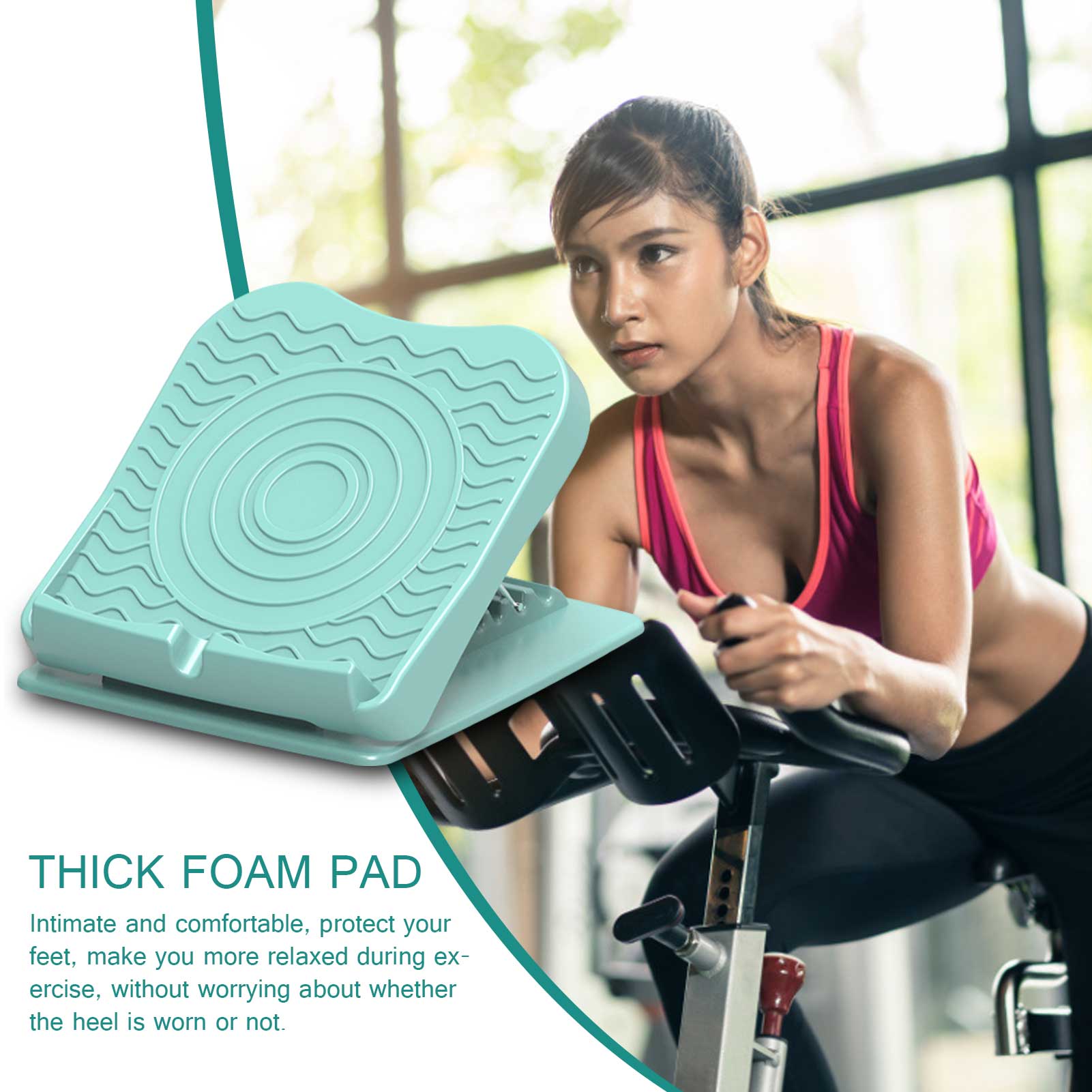 Tension board oblique pedal folding bar stool household tendon stretcher compression tendon stovepipe fitness device