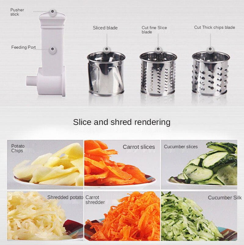 Electric Meat Grinders Meat Blenders Stainless Steel Kitchen Powerful Electric Grinder Sausage Stuffer Meat Mincer Slicer
