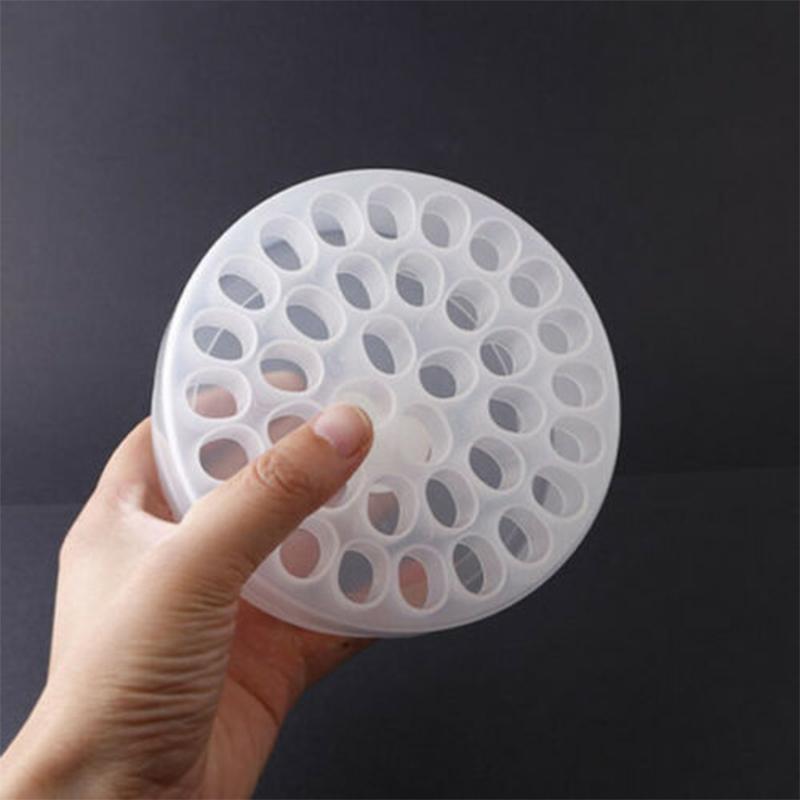 Plast rund almindelig tuschholder blyant skrivebord opbevaring organizer , 36 slot