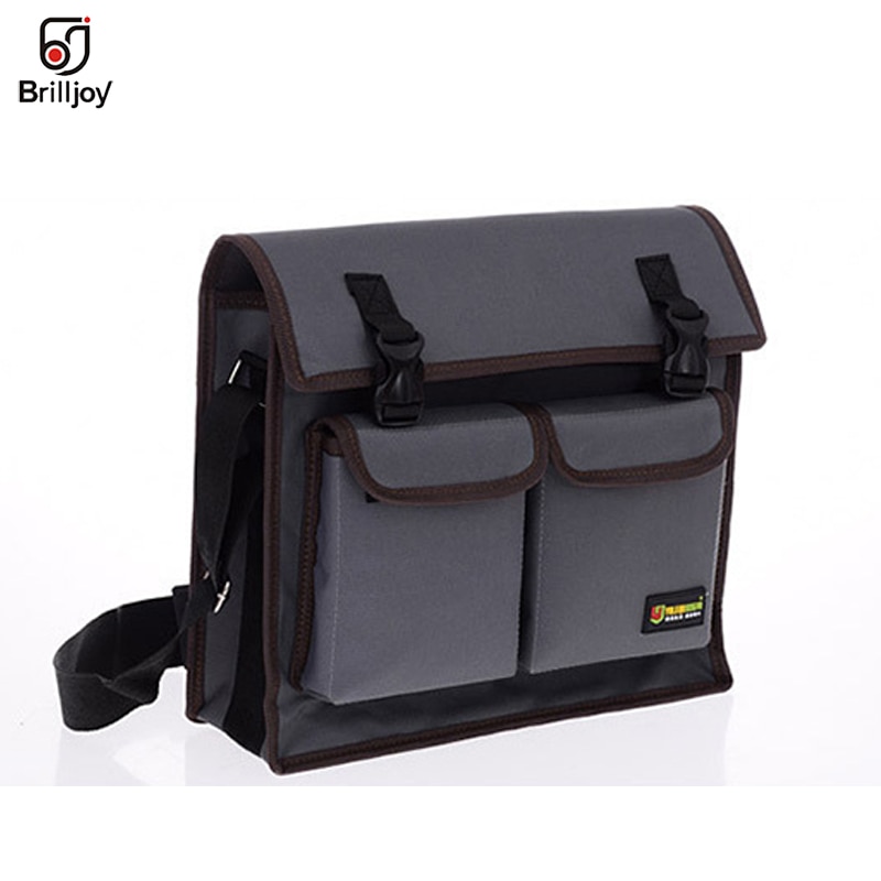 Multifunctional Messenger Bag Single Shoulder Bag Hardware Electrician Toolkit Tool Bag Waterproof Wear-Resistant Oxford Cloth