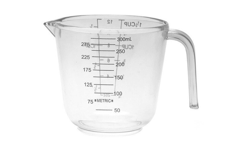 1PC 300ml Measuring Cup Plastic Graduated Liquid Measuring Cups Cooking Baking Measuring Tool ELB 036