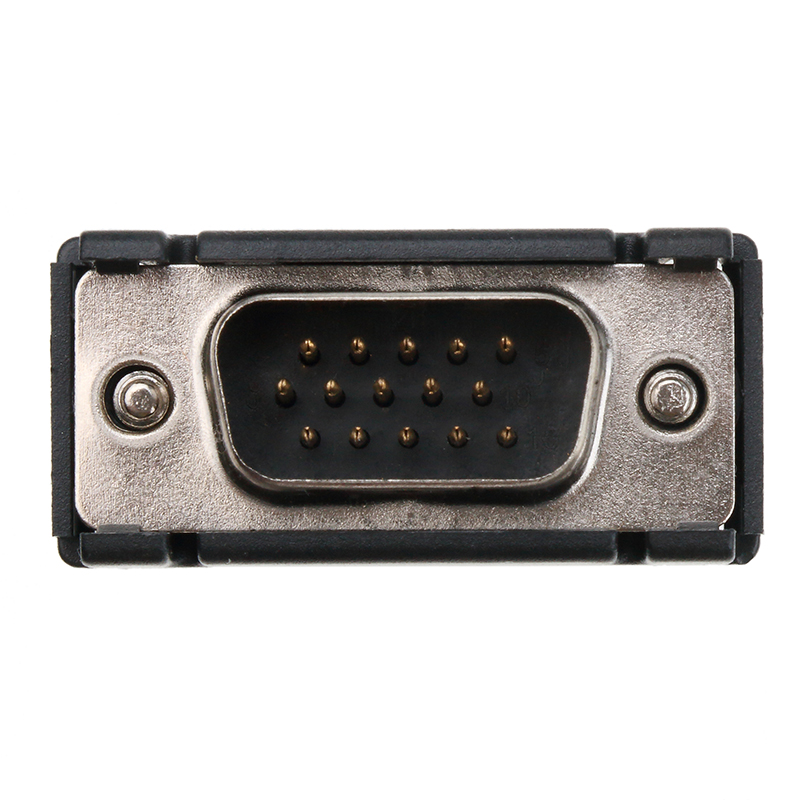 kebidu RJ45 LAN CAT5 CAT6 to VGA Extender Adapter Plug Network Cable Practical Connector Converter for PC Laptop