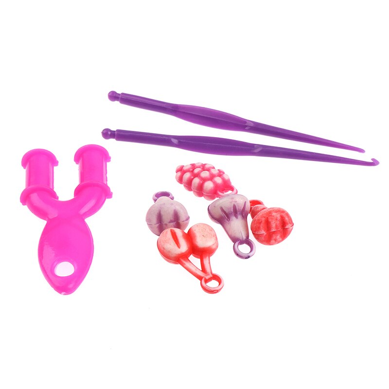 600Pcs/Box Rubber Loom Bands Girl Elastic Band For DIY Weaving Lacing Bracelet Set