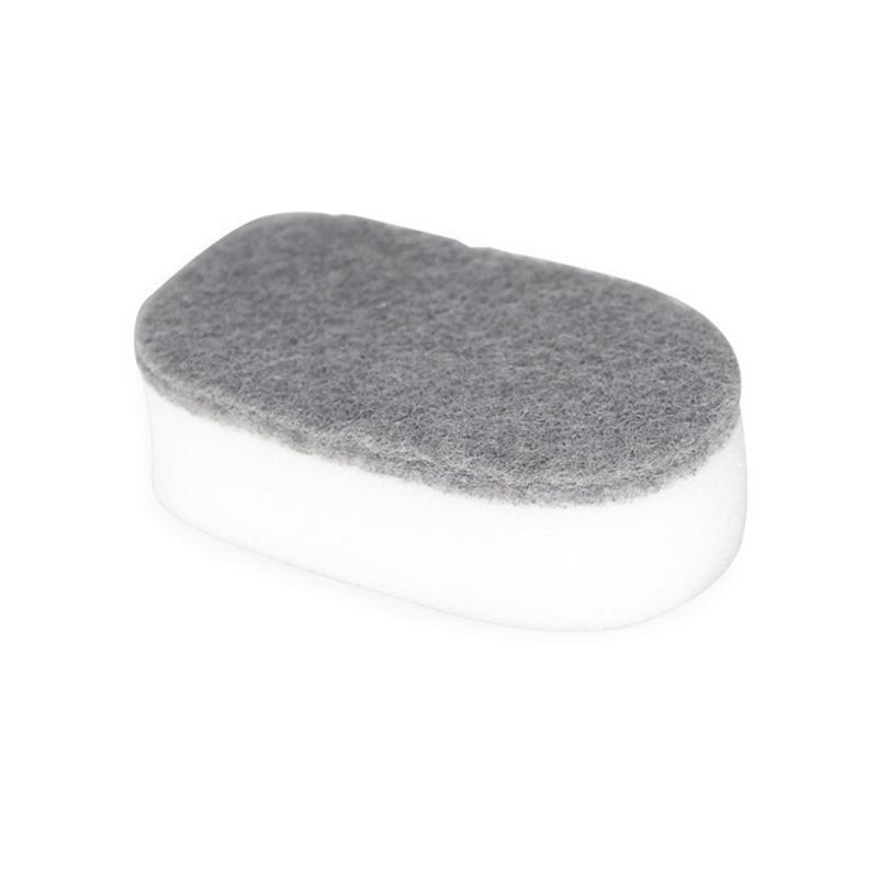 5pcs Household Sponge Scouring Pad Home Kitchen Dishwashing Sponge Cleaning Pad Sponge Cloth (Grey + White)